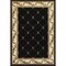 Homeroots 20 x 31 in. Polypropylene Black Area Rug 353203 - alternate 1